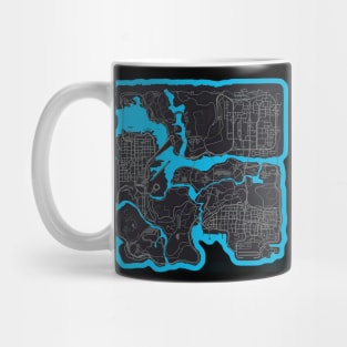 San Andreas Map Mug